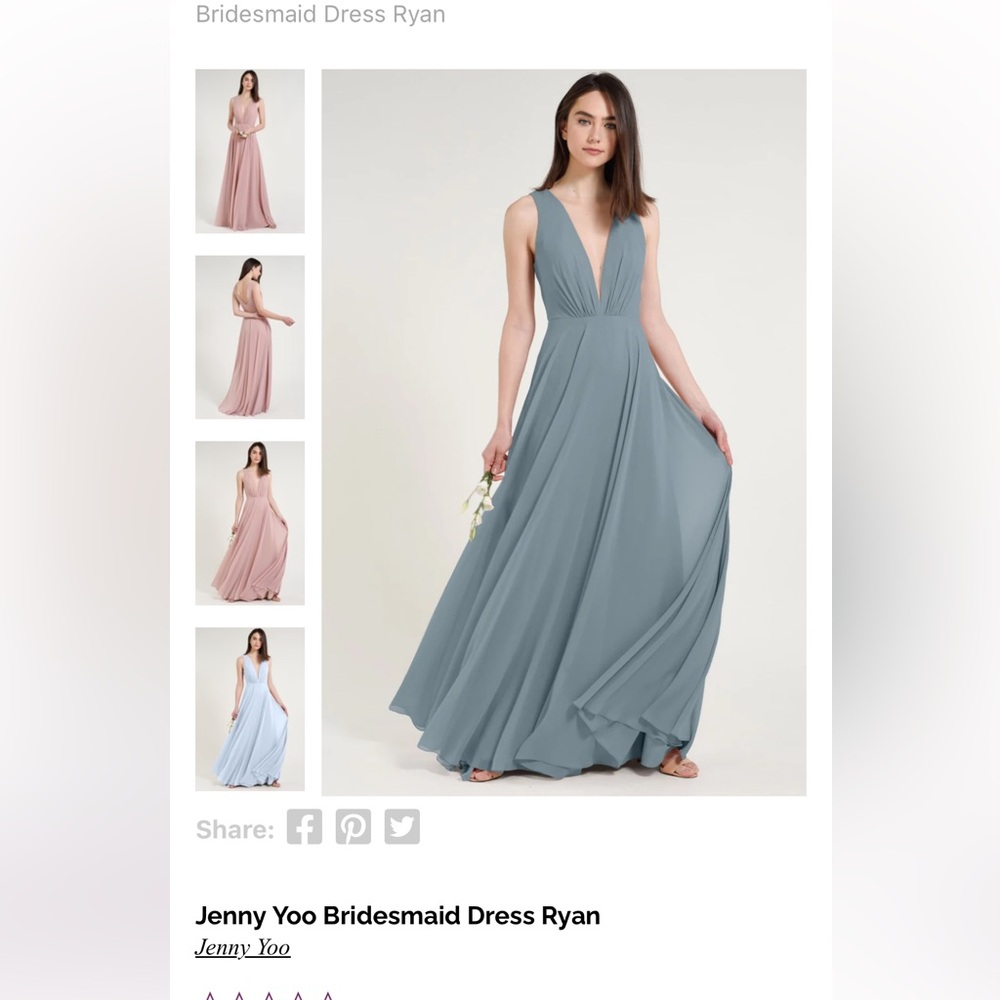 Jenny Yoo Ryan Bridesmaid dress in the color Mayan brand new